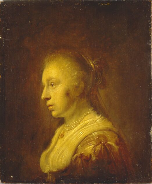 Fig. 6. Follower of Rembrandt van Rijn, Young Woman The Bohdan and Varvara Khanenko National Museum of Arts, Kyiv