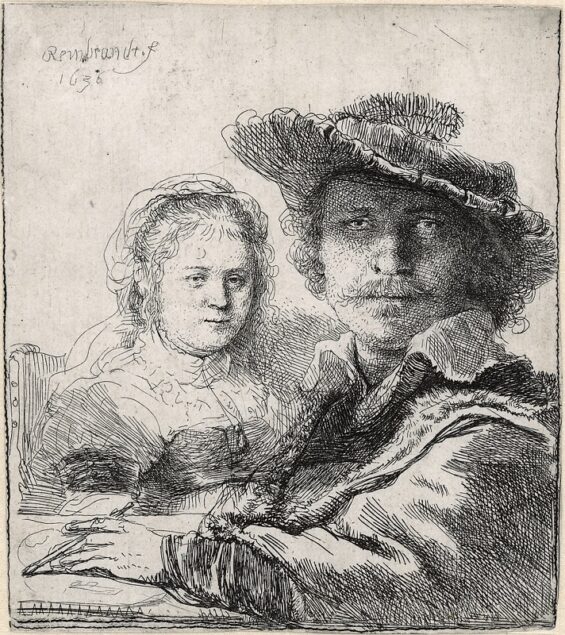 Rembrandt van Rijn (1606-1669), Self-Portrait with Saskia, 1636Rembrandt House Museum, Amsterdam