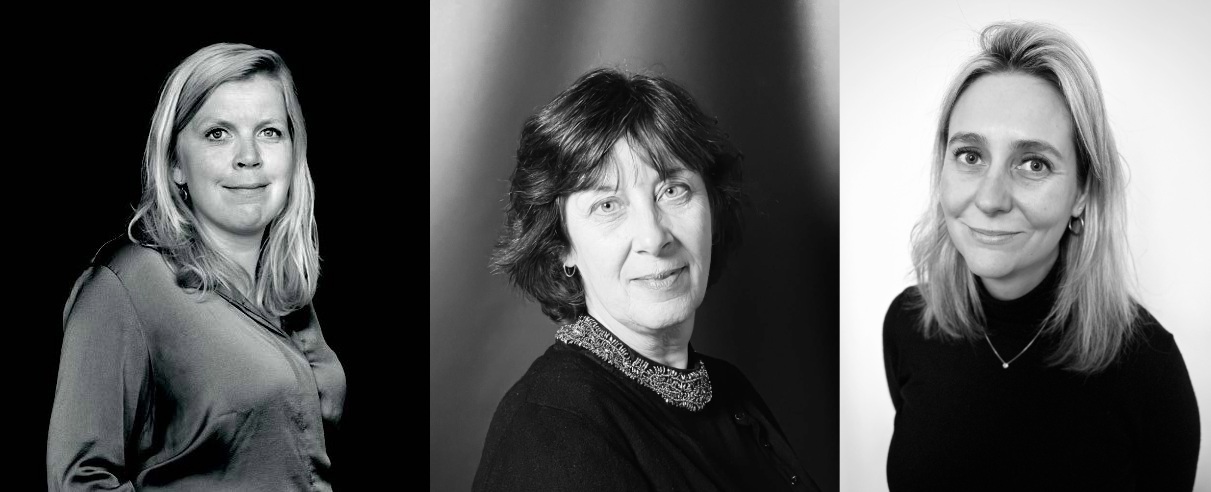 Left to right: Marion Anker, Jenny Reynaerts and Laurien van der Werff