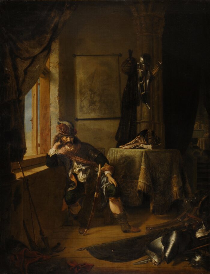 Fig. 4. Attributed to Gerbrand van den Eeckhout (1621-1674), Meditating Warrior, ca. 1645Museum of Fine Arts, Blois
