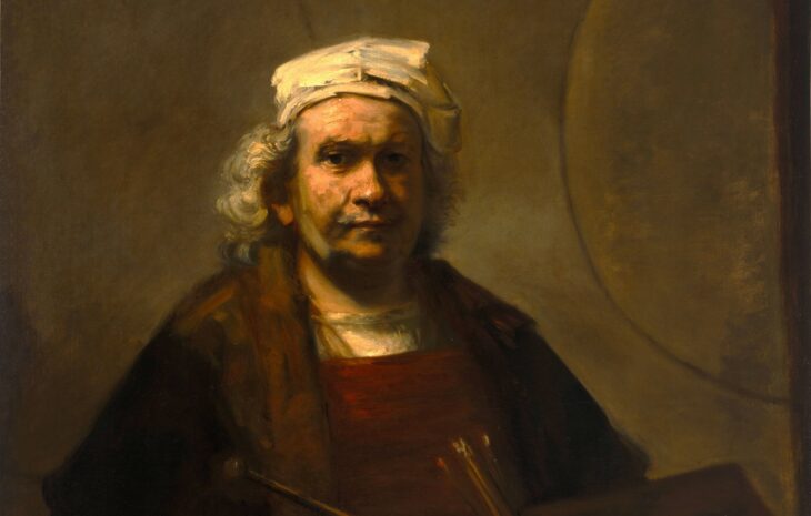 Fig. 6. French school, after Rembrandt, Self-Portrait with Two Circles, 18th centuryGranet Museum, Aix-en-Provence