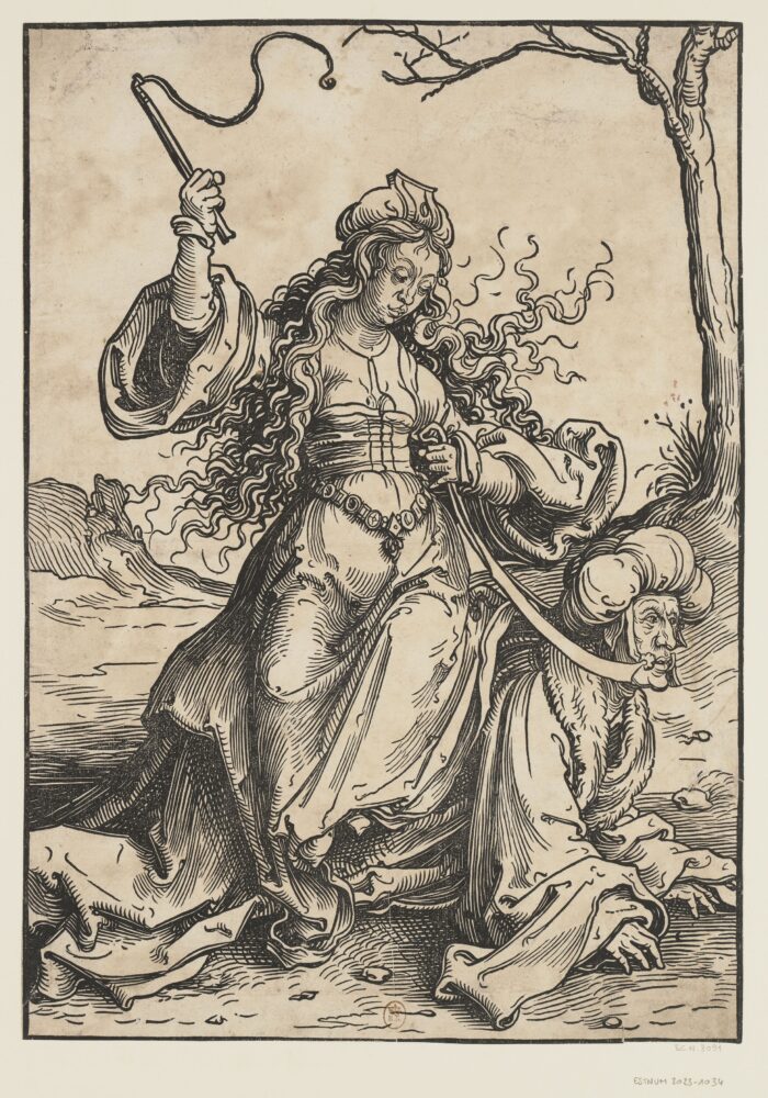 Fig. 2. Lucas van Leyden (ca. 1494-1533), Aristotle and Phyllis, 1515, woodcut, 41,2 x 29,2 cmBibliothèque national de France. Source: gallica.bnf.fr / BnF