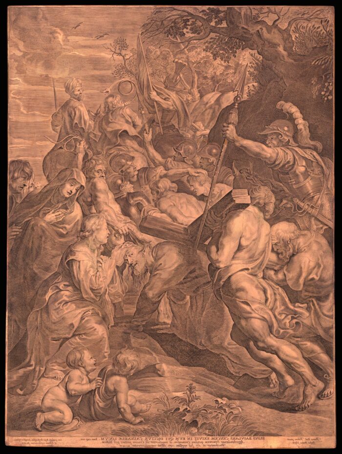 Fig. 7. Paulus Pontius (1603-1658) after Rubens, Copper plate with Christ Carrying the Cross, copper, 62 x 46.5 cmBibliothèque national de France. Source: gallica.bnf.fr / BnF