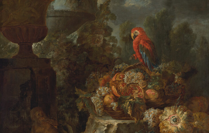 Fig. 1. Jacob van der Borcht (active from 1685/86), Fruit Still Life with a Parrot and Squash, seventeenth century© Tiroler Landesmuseen, photo: Johannes Plattner