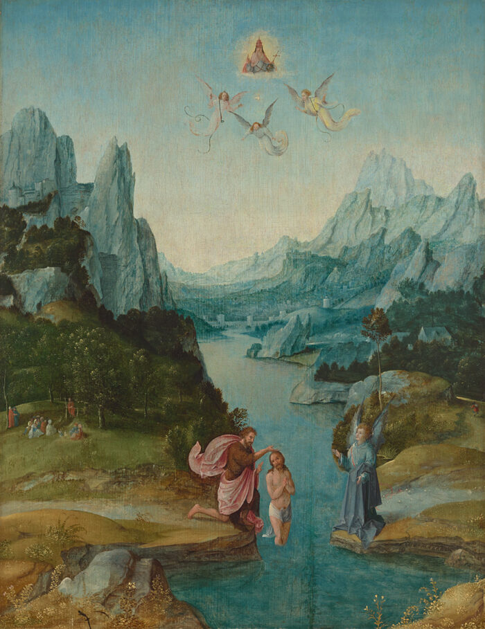 Fig. 4. Follower of Joachim Patinir, Baptism of Christ, between 1500 and 1535© Tiroler Landesmuseen, photo: Johannes Plattner