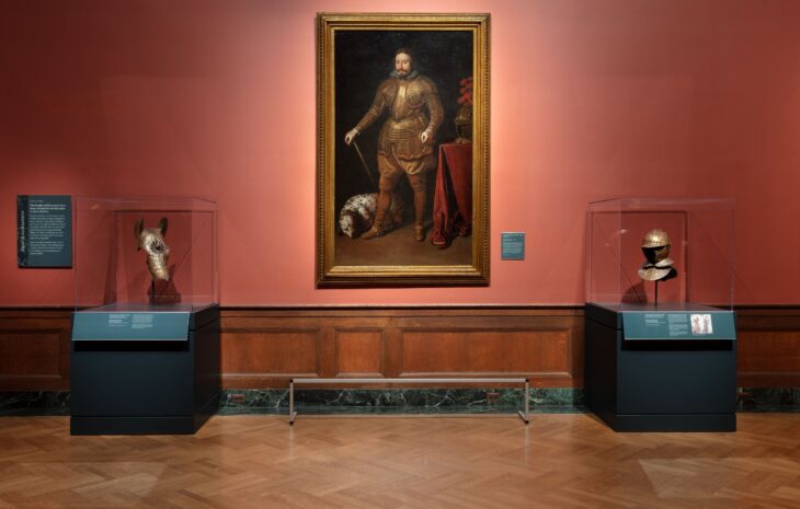 Fig. 1. Exhibition view, Armor as Fashion: Guests of Honor, Detroit Institute of Arts